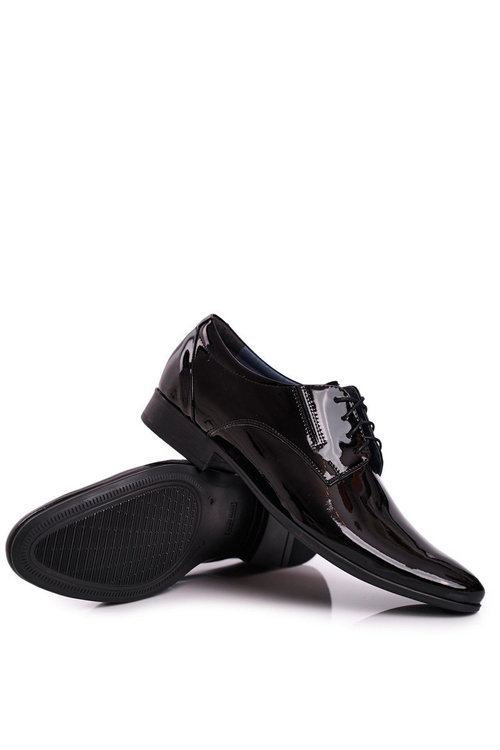 Lakovaná kůže Bednarek 694 Černé