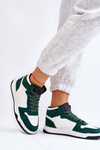 Vysoké dámské sportovní boty Tenisky Bílá a Zelená Rumour