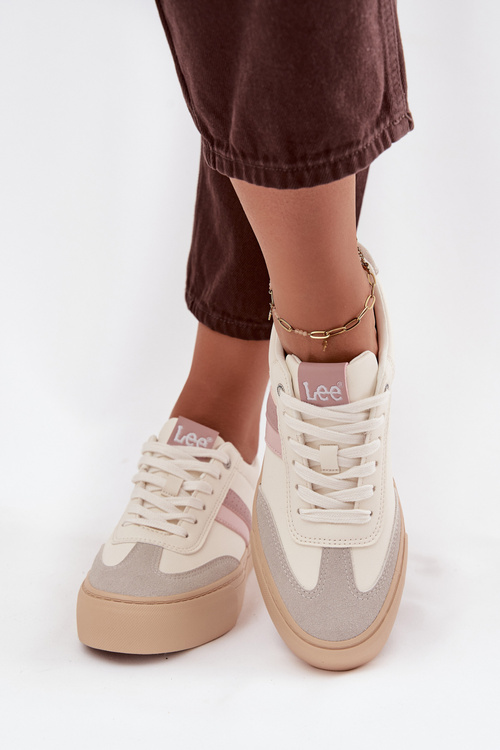 Dámské tenisky LEE AILANI WOMEN LOW 50253004.02A Vybledlá bílá