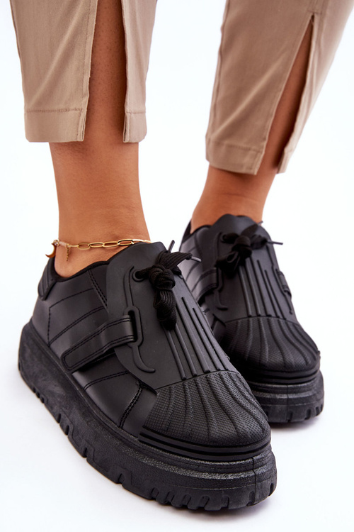 Dámska módna športová topánka čierna genéza