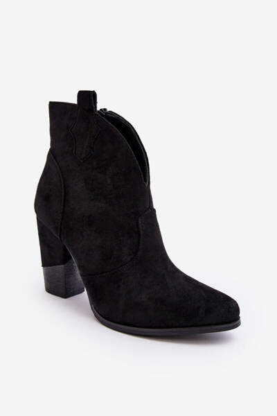 Kovbojské topánky na post čiernom tanner