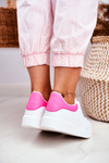 Športové dámske topánky lu boo biele fuchsia matilda