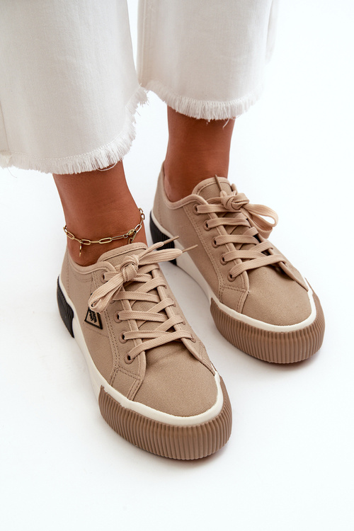 Nízke Dámske Tenisky Hnedé Enalae