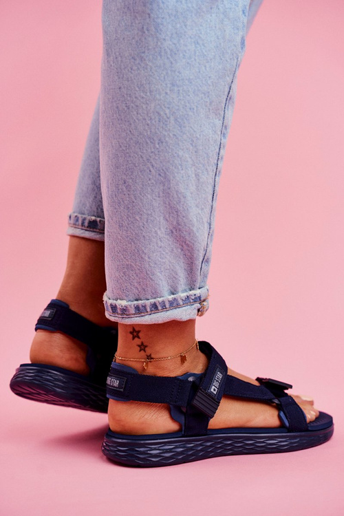 Dámské Sandály Big Star tmave modre FF274A601