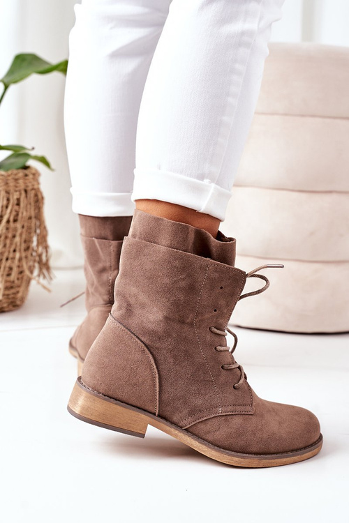 Topánky s dvojitou hornou svetlo hnedou Violettou