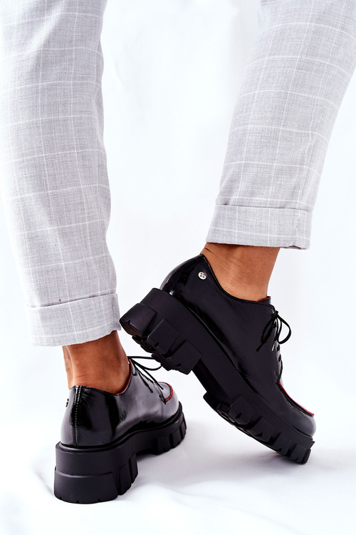 Dámské Kůže Polobotky Maciejka Černé 5074A-01