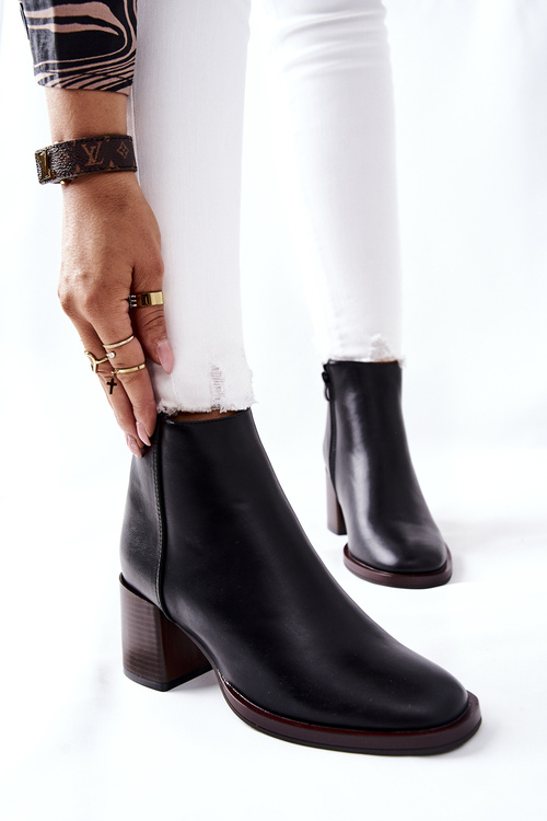 Sergio Leone kotníkové boty BT545 Cerne