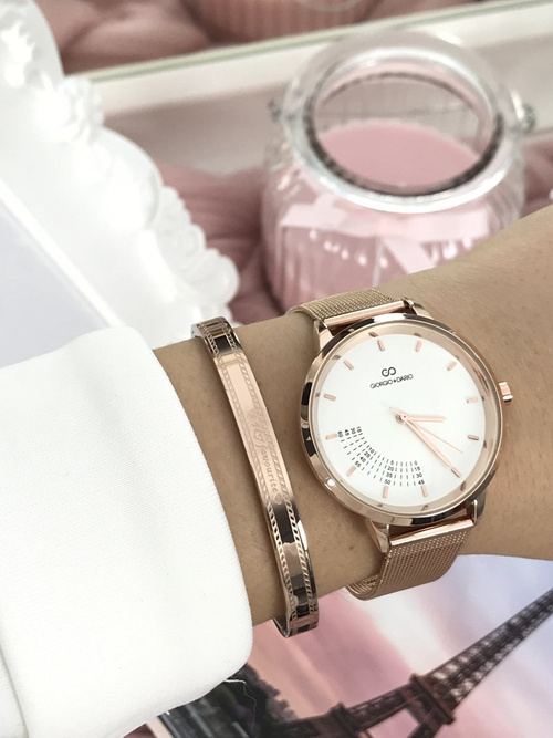 Dámské Hodinky Giorgio & Dario Virgo Pink Gold