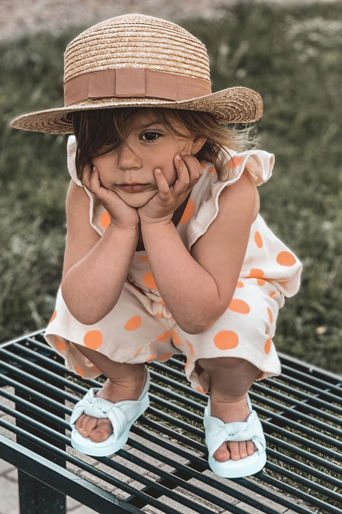 Detské sandále s Welt Blue Bubble Gum