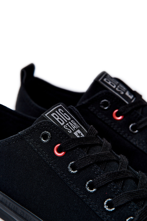 Pánské materiálové tenisky BIG STAR JJ174003 Černá