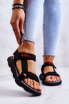 Dámske športové sandále Lee Cooper LCW-22-34-0955L Black