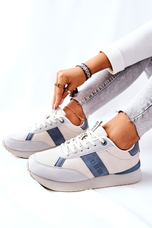 Sportovní obuv Memory Foam Big Star II274397 Šedomodrá