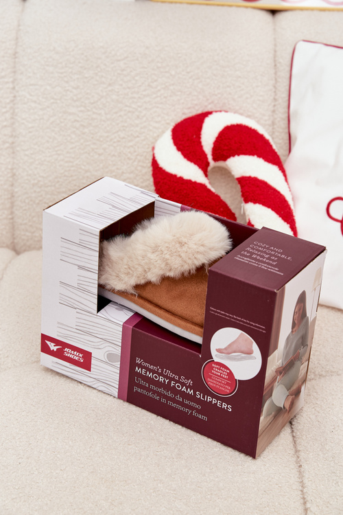 Dámske papuče s kožušinkom Camel Delissa