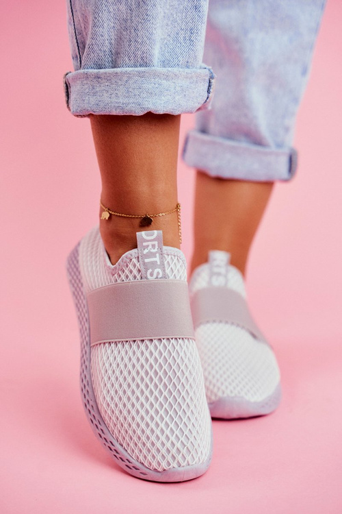 Dámská Sportovní Obuv Slip-on Šedé La Fiesta