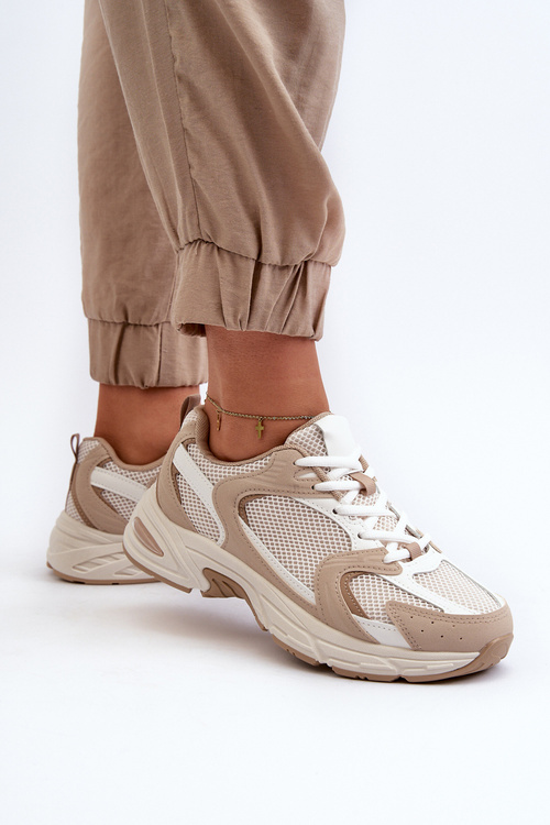 Dámske bežové športové tenisky Kildia