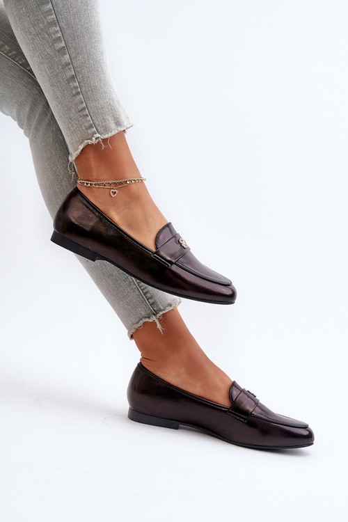 Dámské mokasíny na ploché podrážce béžové Sylvaine