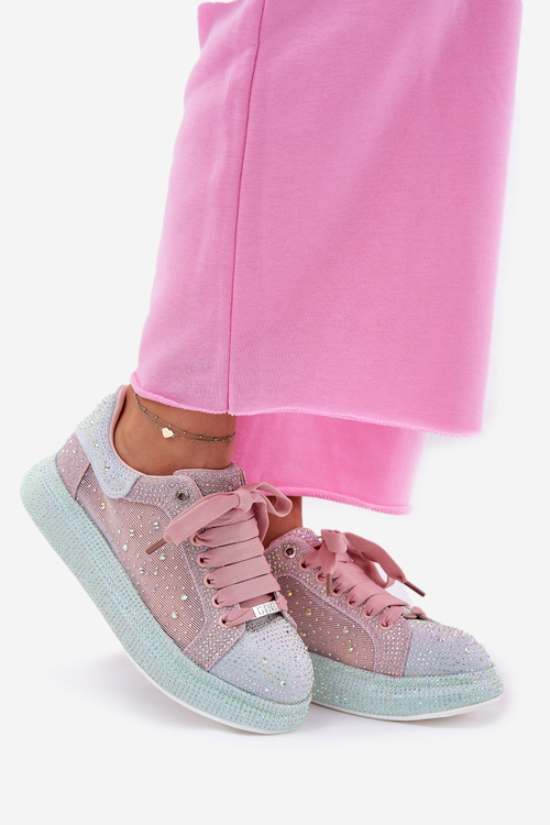 Zdobené sneakersy na platformě GOE RR2N4009 Multikolor