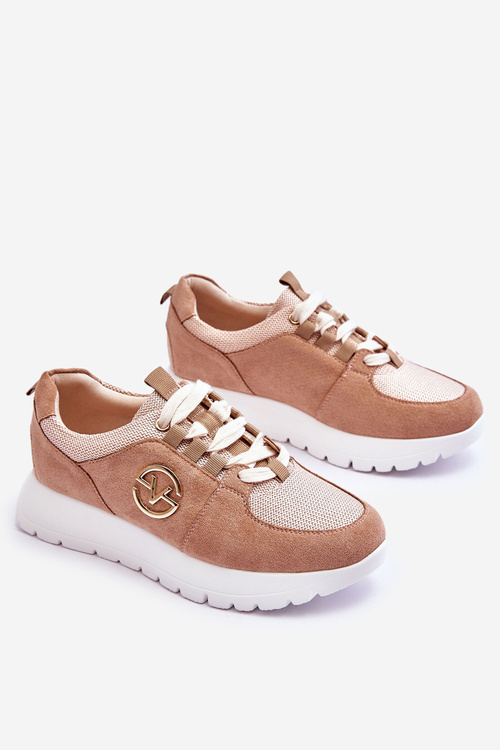 Dámská sportovní obuv na platformě Béžove Aisha