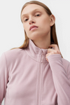 4f Pink Fleece so stojanom -Dámsky golier 4FSS23TFLEF049