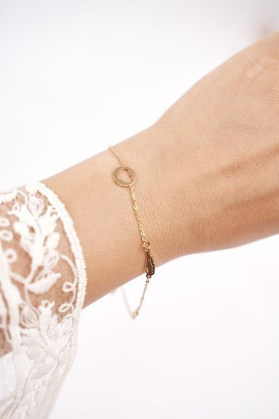 Dámsky náramok celebrít zlata Andrea Infinity