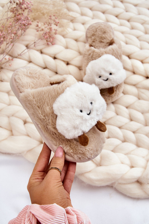 Izolovaná papacita pre deti s kožušinou béžovou rubičkou