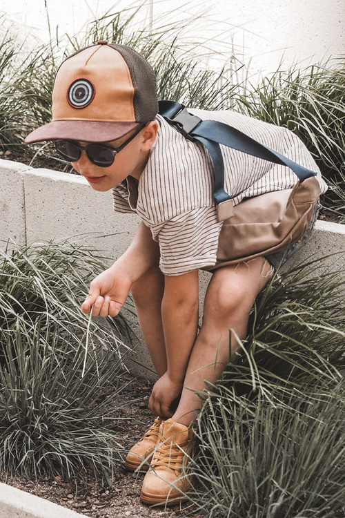 Detské vysoké tenisky pre posúvač Camel Boone