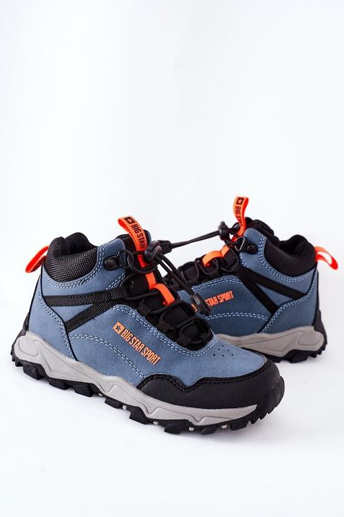 Veľká hviezda GG374048 Navy Blue Trekking Shoes