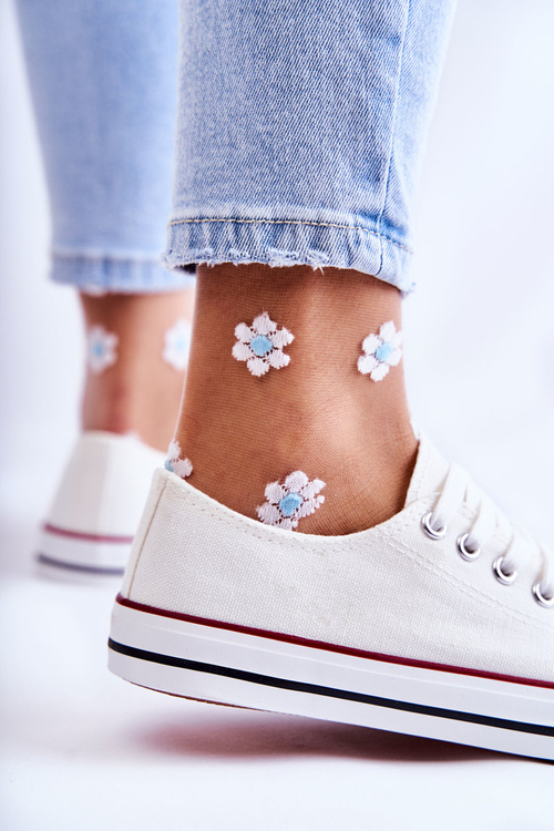 Ženské klasické białe byť moje zviazané tenisky