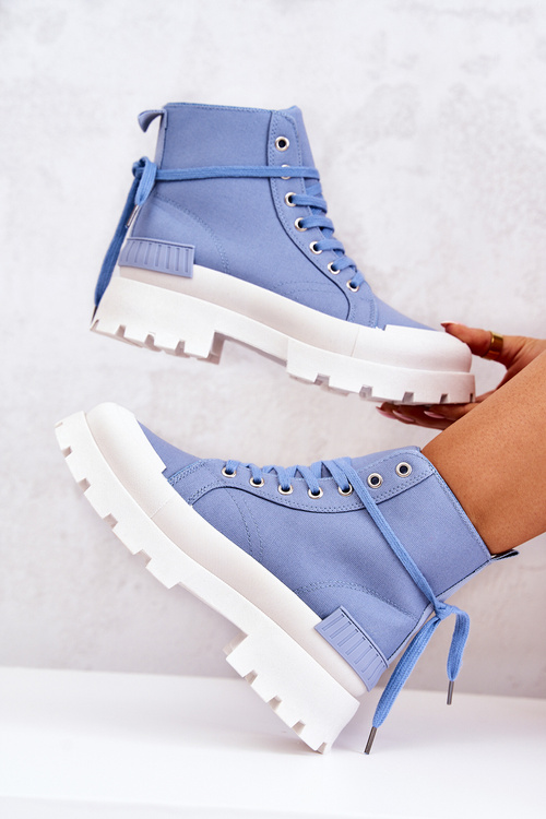 Blue Faithphull zviazané topánky