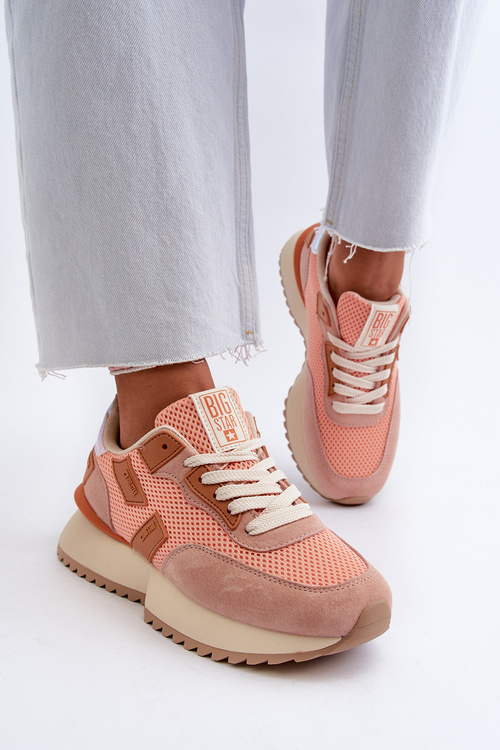 Dámske tenisky Big Star NN274976 Oranžové