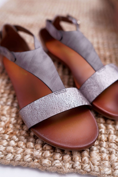 Dámske ploché sandále Sergio Leone SK020 Gray Magra