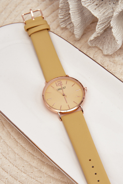 Dámske Hodinky Ernest Žlté Sandmill