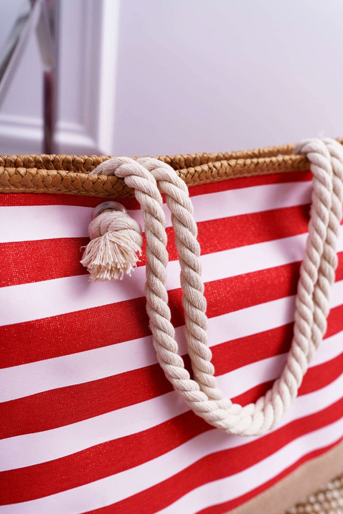 Plážová taška červená