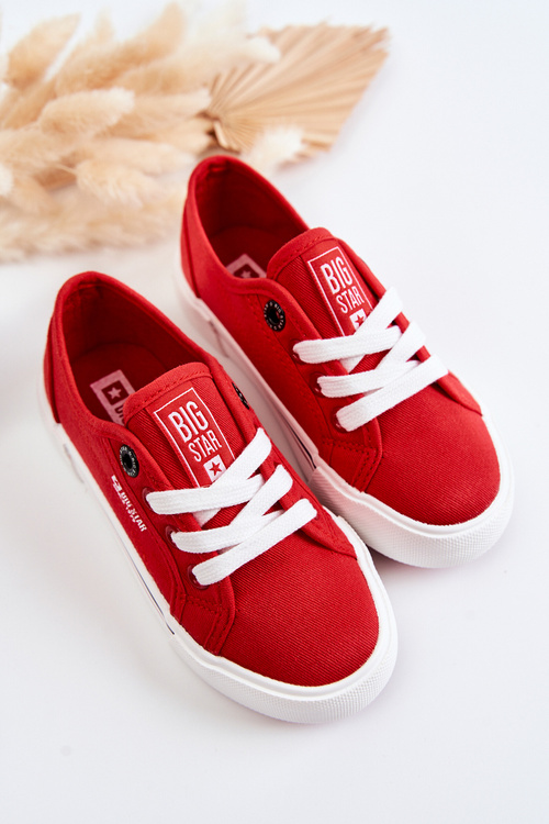 Baby Low tenisky veľká hviezda jj374172 červená