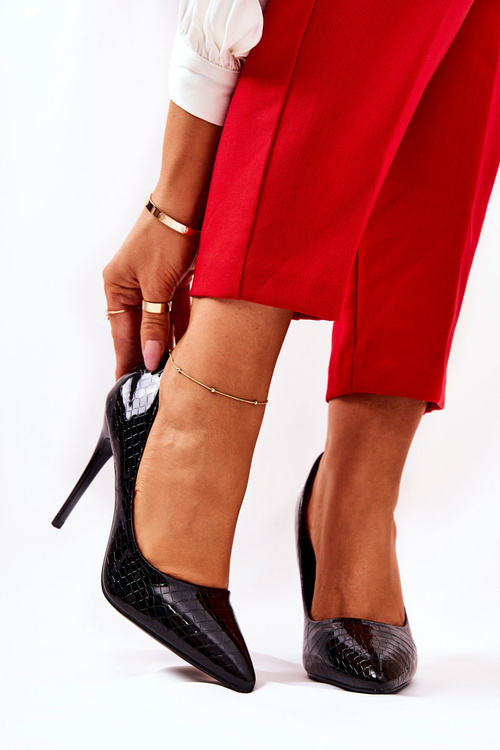 Hadie piny čierny vzor tisorie