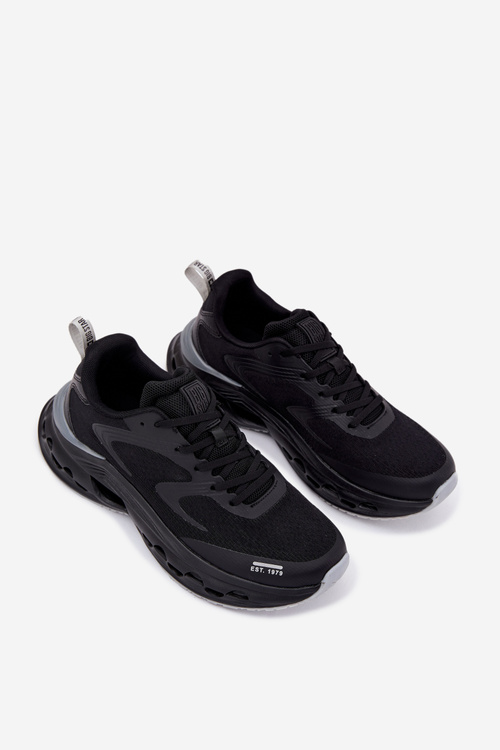 Pánské Sportovní Boty Na Platformě Big Star RR174022 Hi-Poly System Černé