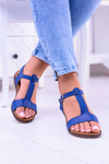 tmave modré sandály Sunnyside
