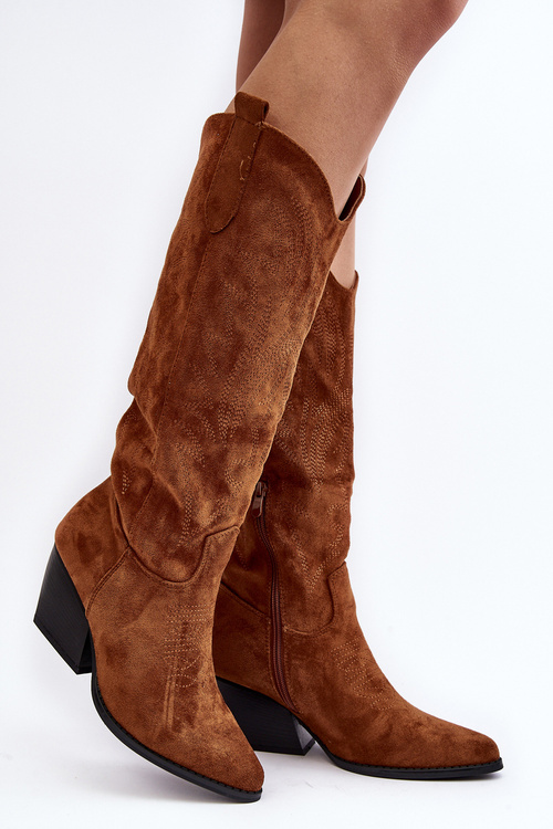 Dámske kovbojské topánky na Camel Sloana Post