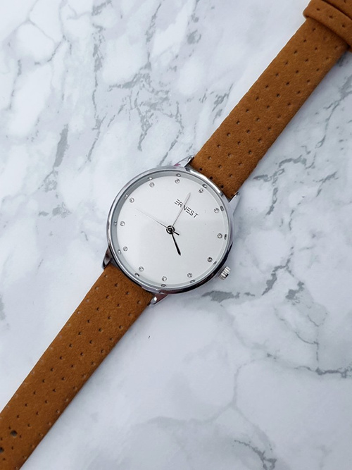 Dámské Hodinky Ernest Ethienne hnědé