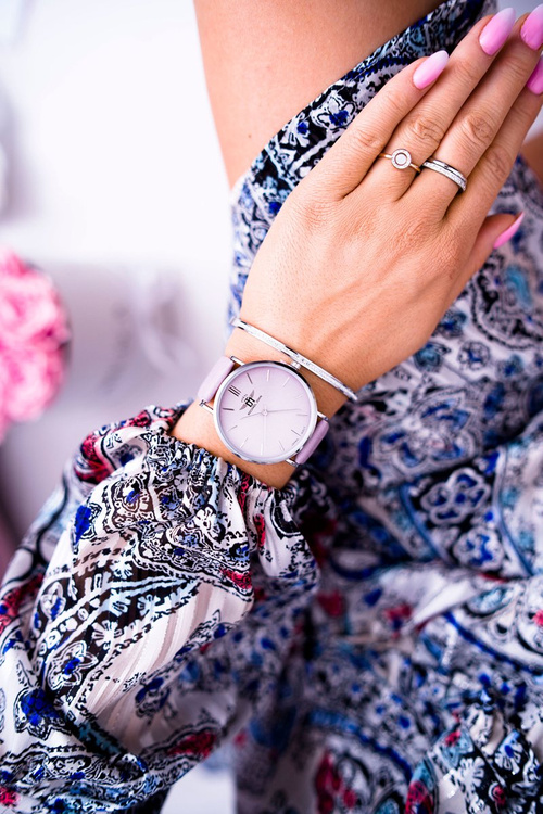 Dámské Hodinky Michael John Fialové Florence