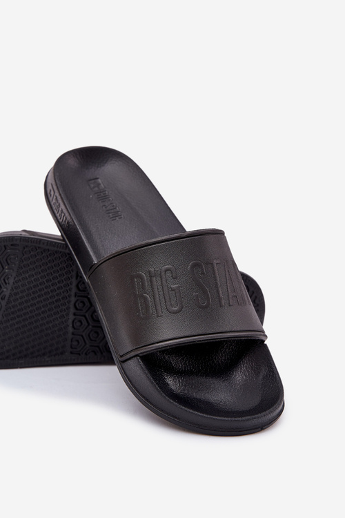 Ľahké Penové Pánske Šľapky Big Star MM174322 Čierne