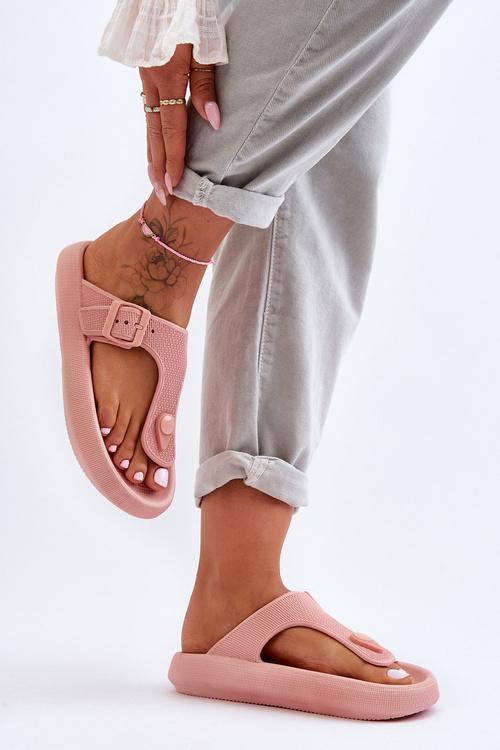 Dámska ružová flip -flops Apolla
