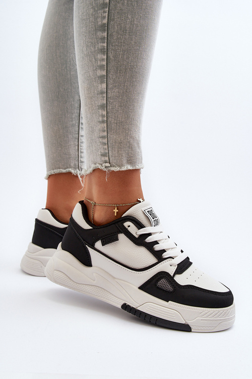 Dámske tenisky Big Star NN274669 Bielo-čierne