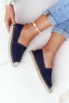 Espadrilles na opletenej podrážke veľkej hviezdy HH274500 Navy Blue