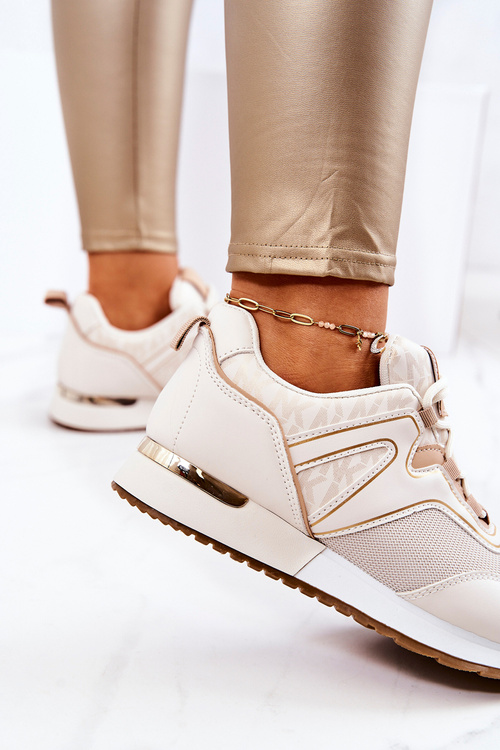 Športové topánky na platforme Ginevra Beige