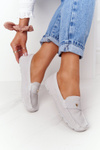 Ženský semišový Moccasins S.Barski Gray