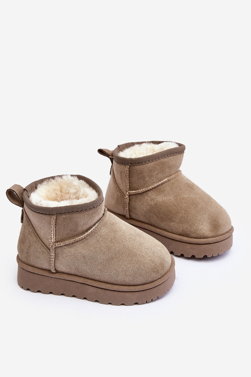 Detské snehové topánky izolované zelené Nallita