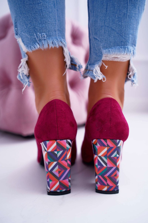 Dámské Lodičky Sergio Leone Peep Toe PB133 Fuchsie Fani