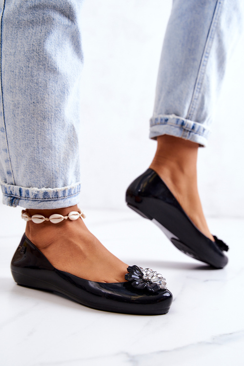 Voňavé plamene dámskeho gumového Zaxy JJ285048 Čierna