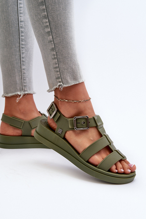 Voňavé Dámske Sandále ZAXY NN285005 Zelené